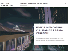 Tablet Screenshot of hotellkvarntorget.se